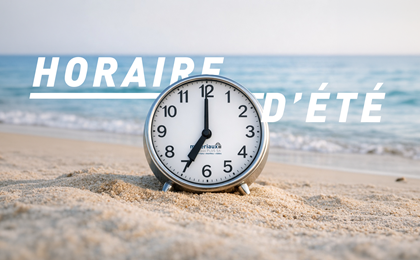 Changement d'horaire - 30 mars