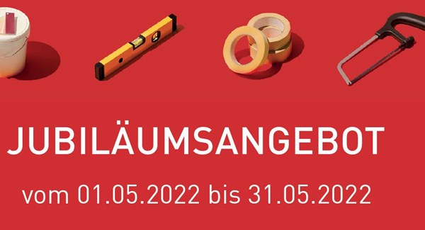 Jubiläumsangebot