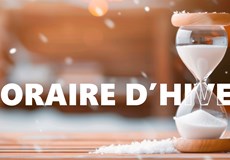 Changement d'horaire - 3 novembre